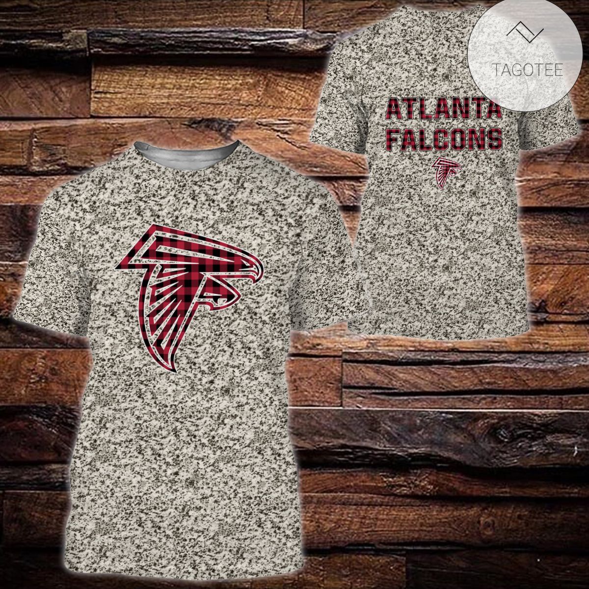 Atlanta Falcons Plaid Flannel All Over Print Hoodie Atlanta Falcons Plaid Flannel All Over Print Hoodie