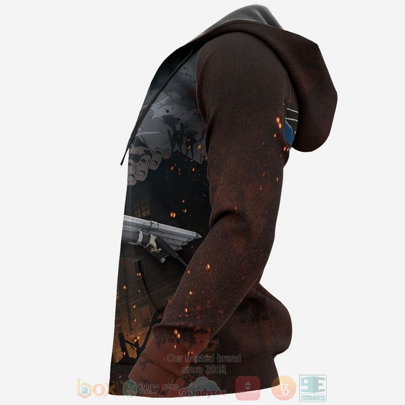 Attack On Titan Mikasa Ackerman Aot Final Season Anime 3D Hoodie Attack On Titan Mikasa Ackerman Aot Final Season Anime 3D Hoodie