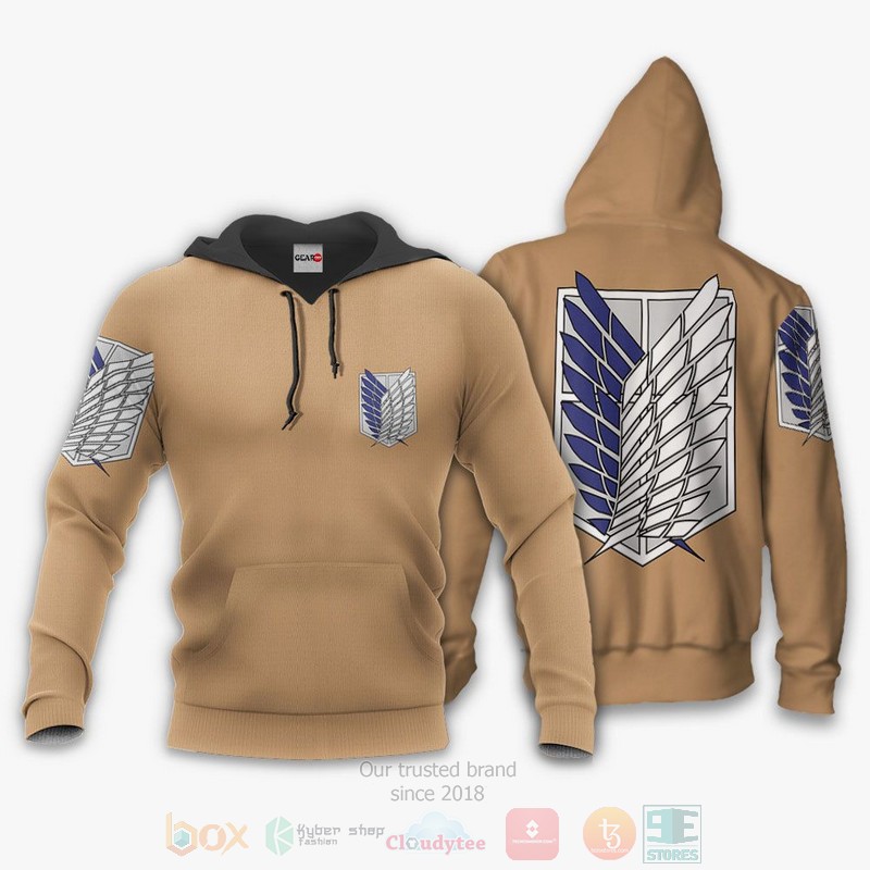 Attack On Titan Wings Of Freedom Scout Regiment Anime 3D Hoodie Attack On Titan Wings Of Freedom Scout Regiment Anime 3D Hoodie