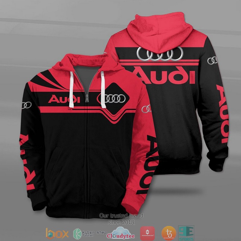 Audi Black Red Car Motor 3D Shirt Audi Black Red Car Motor 3D Shirt