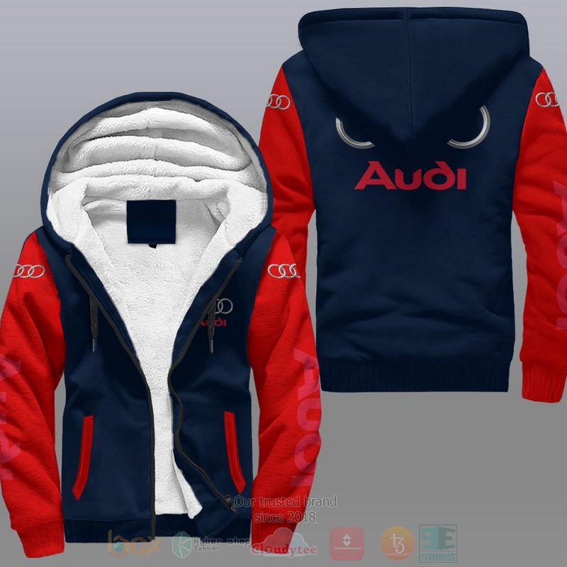 Audi Car Fleece Hoodie Audi Car Fleece Hoodie