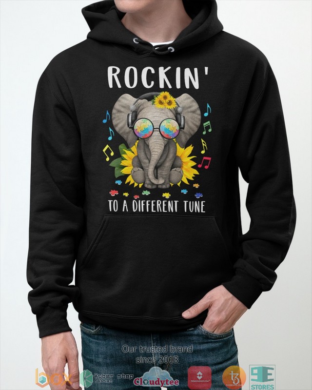Autism-Awareness-Elephant-Rockin-To-A-Different-Tune-Shirt-Hoodie-2