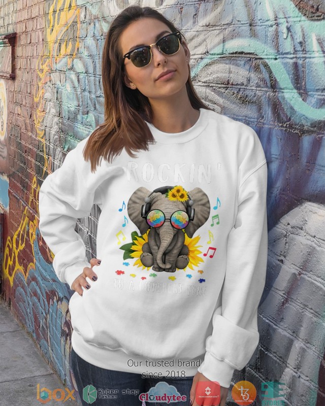 Autism-Awareness-Elephant-Rockin-To-A-Different-Tune-Shirt-Hoodie-3