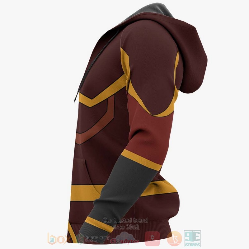 Avatar The Last Airbender Azula Uniform Anime 3D Hoodie Avatar The Last Airbender Azula Uniform Anime 3D Hoodie