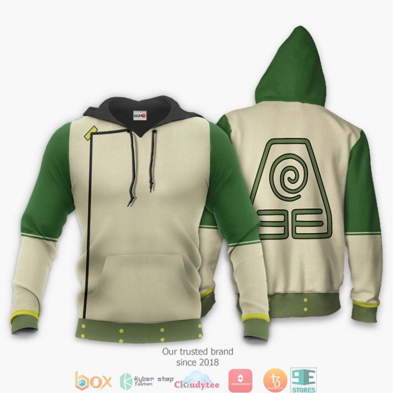 Avatar-The-Last-Airbender-Toph-Beifong-Anime-3D-Hoodie-Bomber-Jacket-3