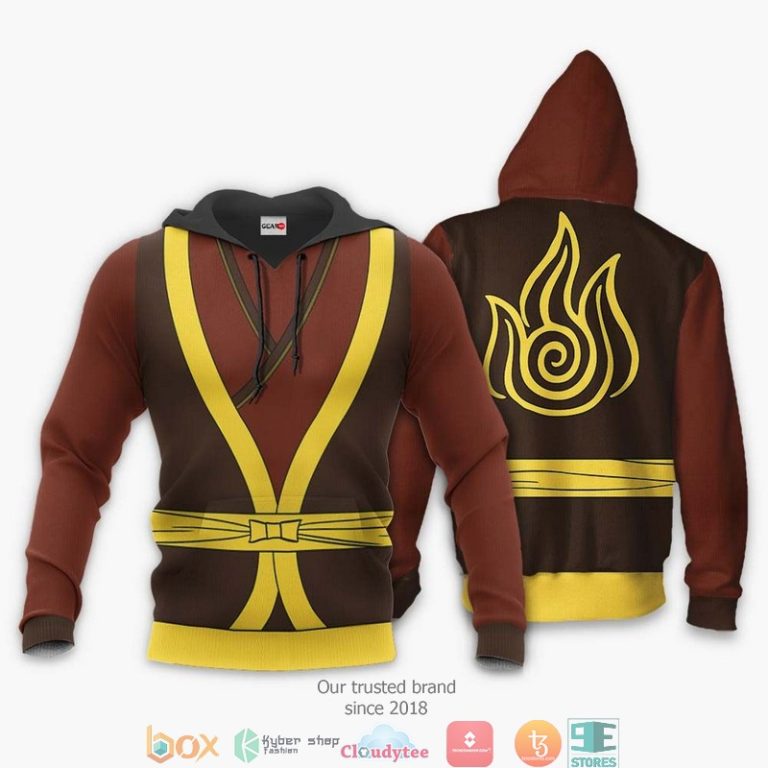 Avatar-The-Last-Airbender-Zuko-Anime-3D-Hoodie-Bomber-Jacket-3