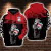 Baby Groot Hug Liverpool Fc 3D Hoodie