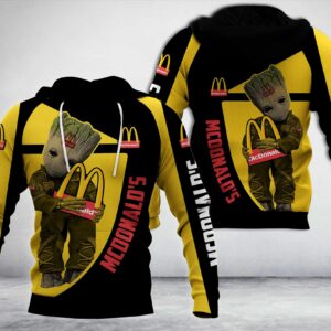 Baby Groot Hug Mcdonald’S 3D Hoodie