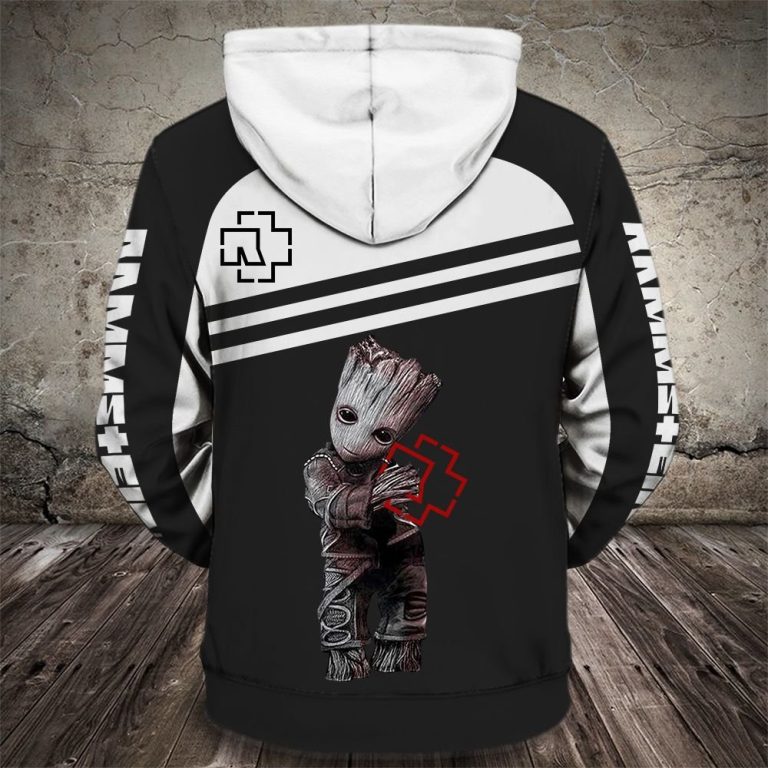 Baby-Groot-Hug-Rammstein-3D-Hoodie-1