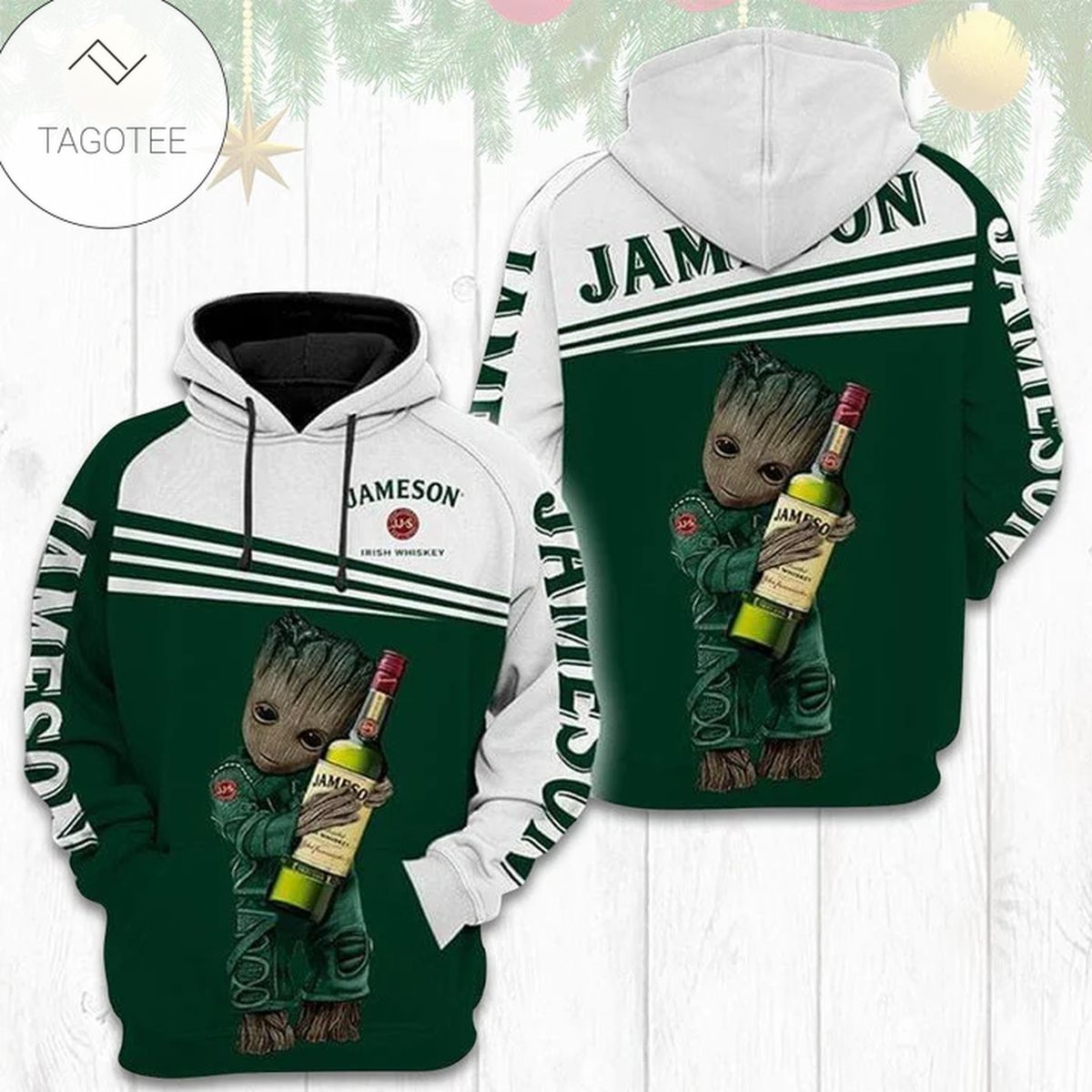 Baby Groot Jameson Hoodie Baby Groot Jameson Hoodie