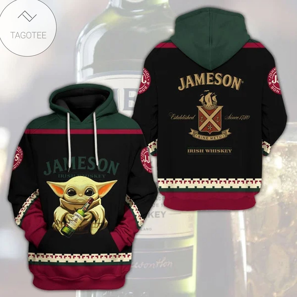 Baby Yoda Keep Jameson Irish Whiskey Hoodie Baby Yoda Keep Jameson Irish Whiskey Hoodie