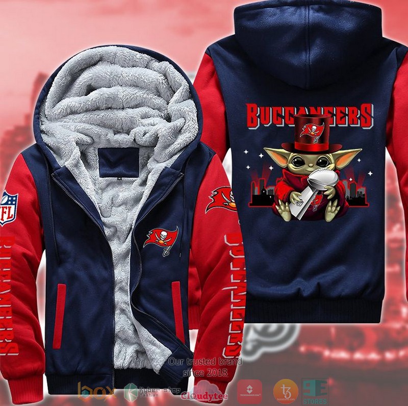 Baby Yoda Nfl Tampa Bay Buccaneers Liv 3D Fleece Hoodie Baby Yoda Nfl Tampa Bay Buccaneers Liv 3D Fleece Hoodie