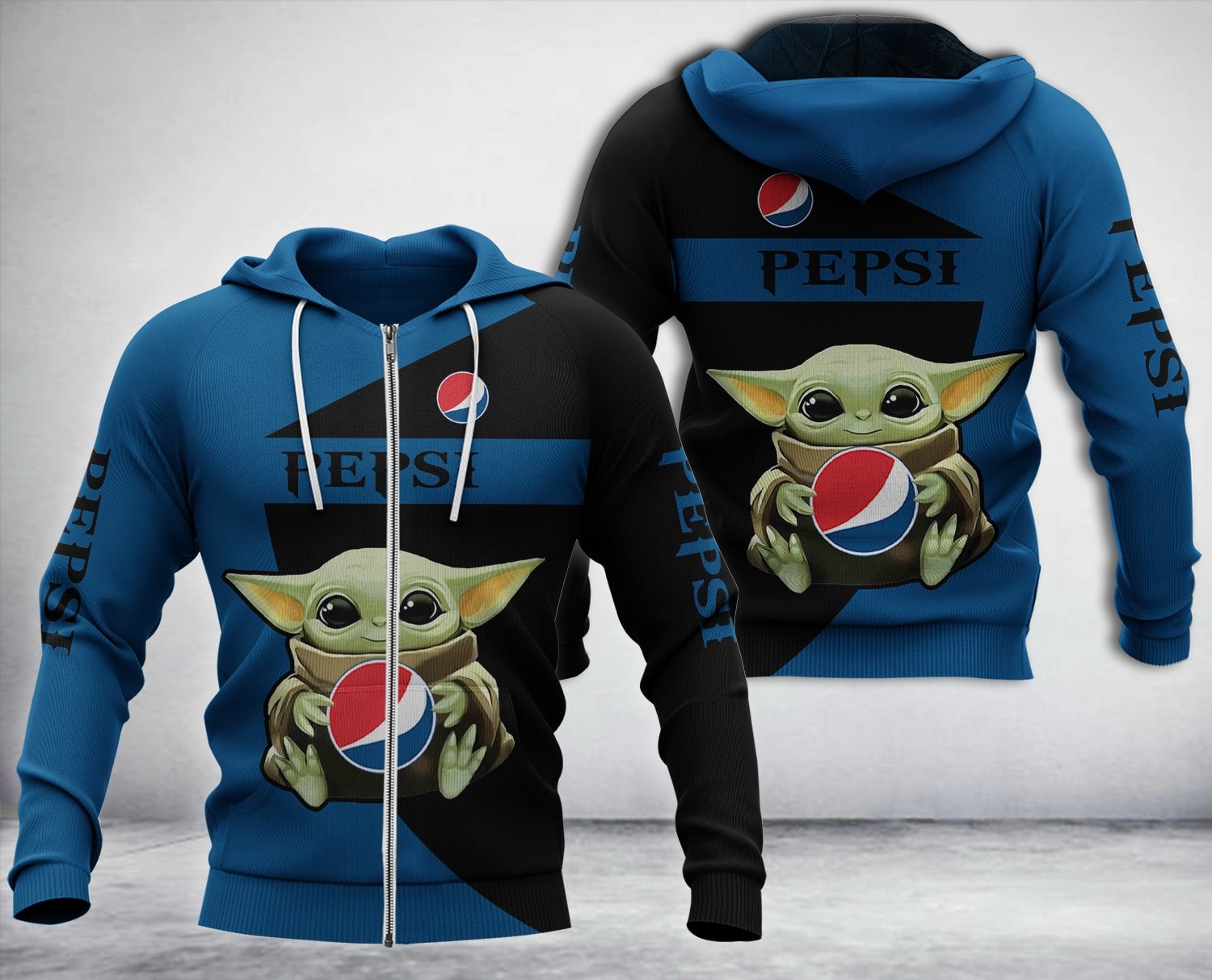 Baby Yoda Pepsi Company Hoodie Baby Yoda Pepsi Company Hoodie