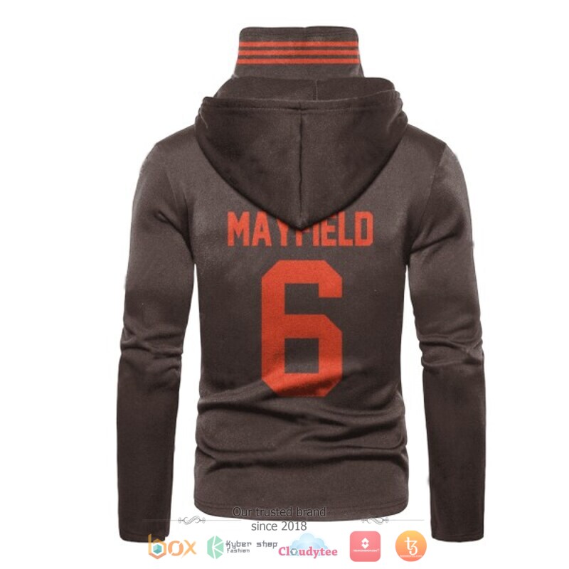Baker Mayfield 6 Cleveland Browns Nfl 1946 Hoodie Mask Baker Mayfield 6 Cleveland Browns Nfl 1946 Hoodie Mask