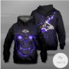 Baltimore Ravens Lava Skull Hoodie
