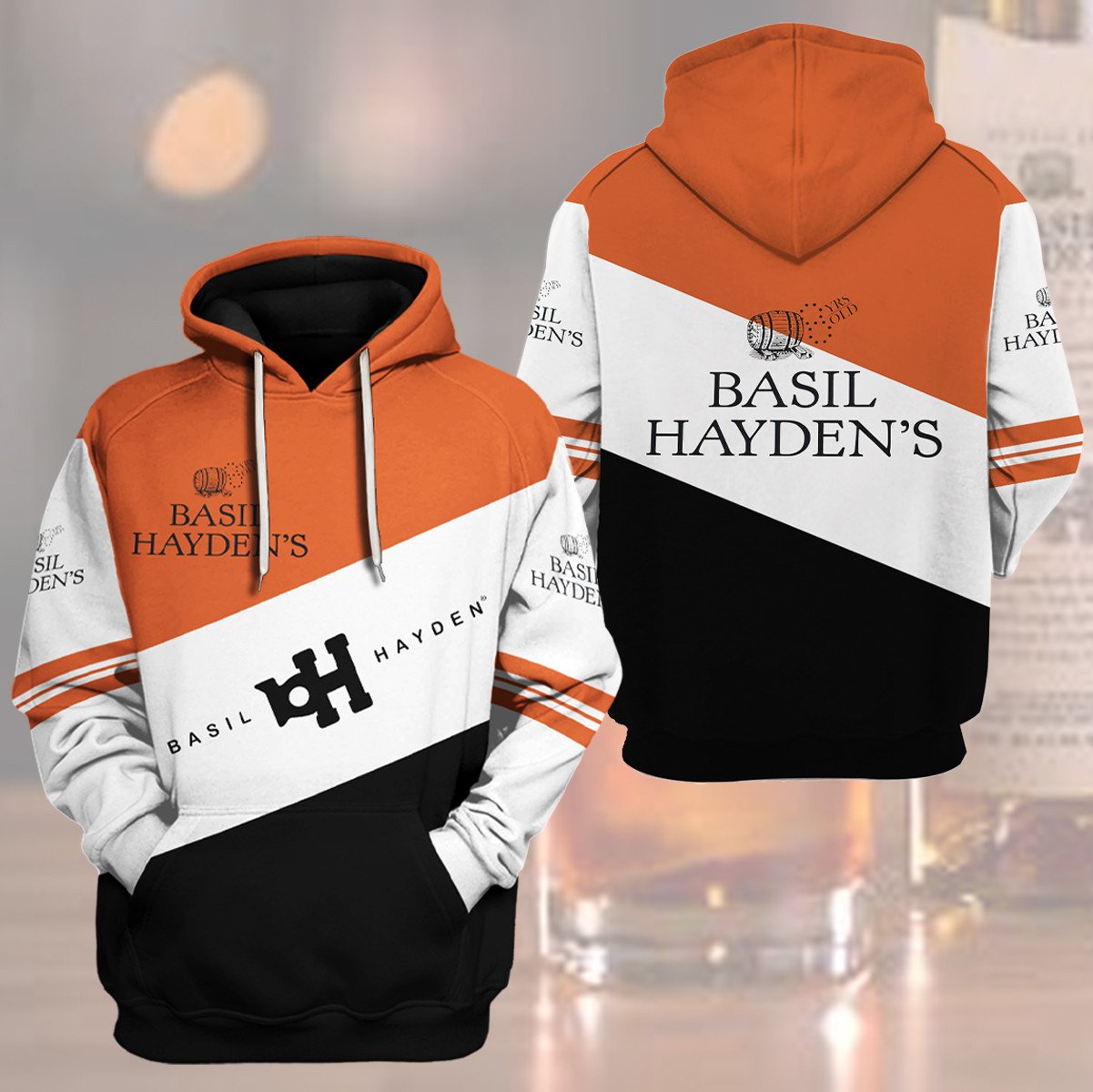 Basil Hayden’S 3D Hoodie Basil Hayden’S 3D Hoodie
