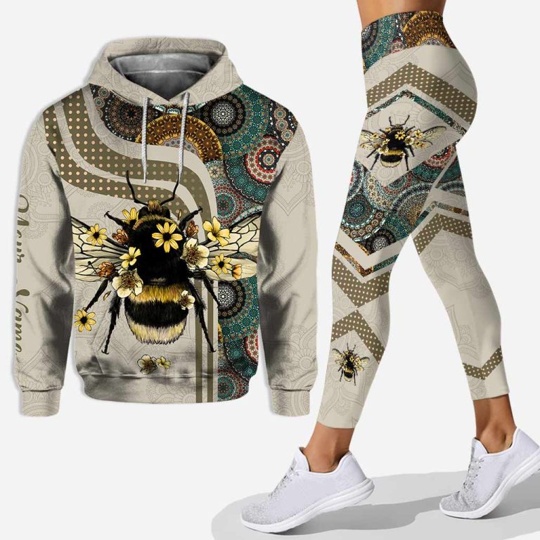 Bee-Flower-Personalized-All-Over-Printed-Hoodie-And-Leggings-1