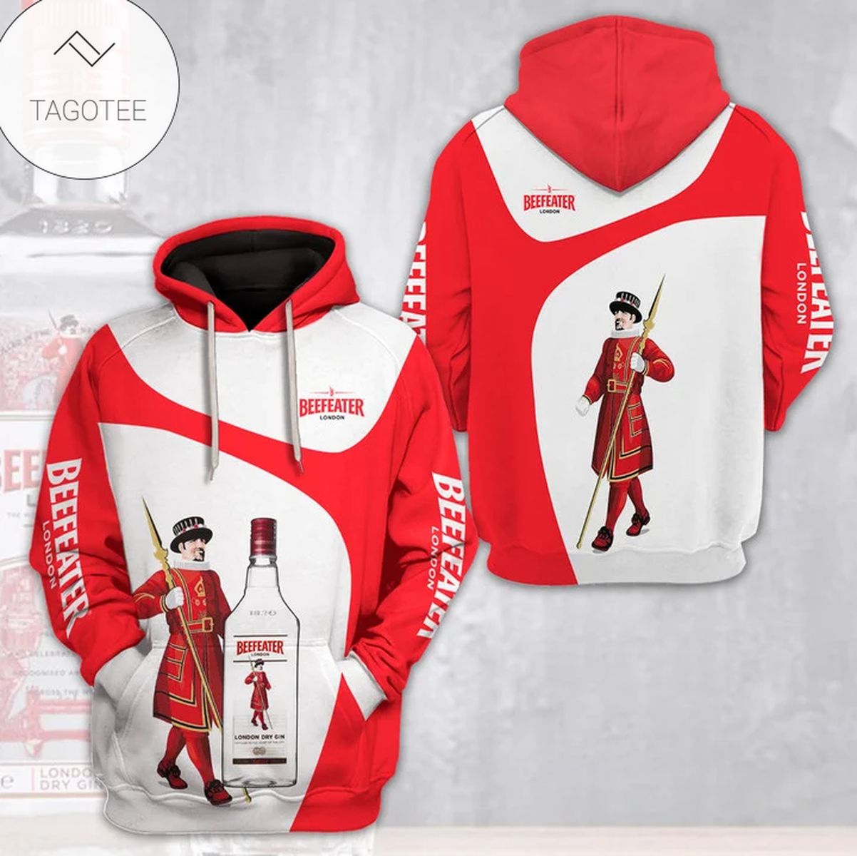 Beefeater London Dry Gin Logo Hoodie Beefeater London Dry Gin Logo Hoodie