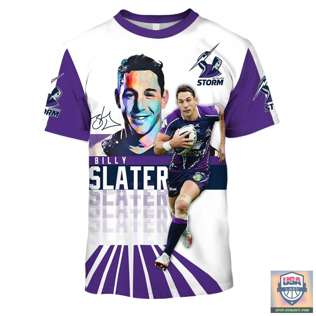 Billy Slater Melbourne Storm Nrl 3D Shirt Hoodie Billy Slater Melbourne Storm Nrl 3D Shirt Hoodie