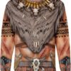 Bison Brown Pride Native American 3D Shirt