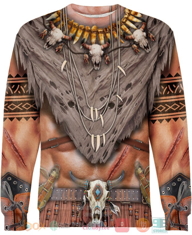 Bison Brown Pride Native American 3D Shirt Bison Brown Pride Native American 3D Shirt