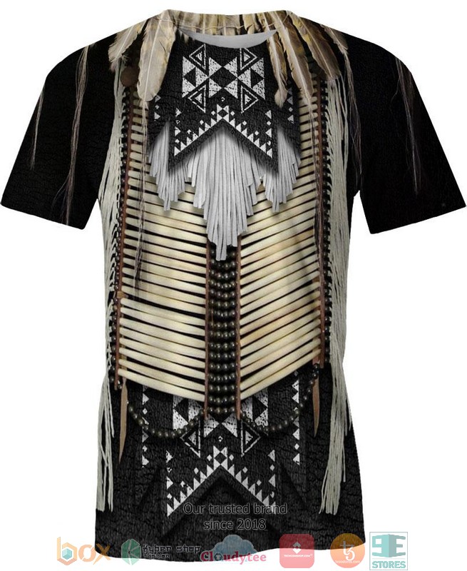 Black-Beaded-3D-Shirt-Hoodie-2