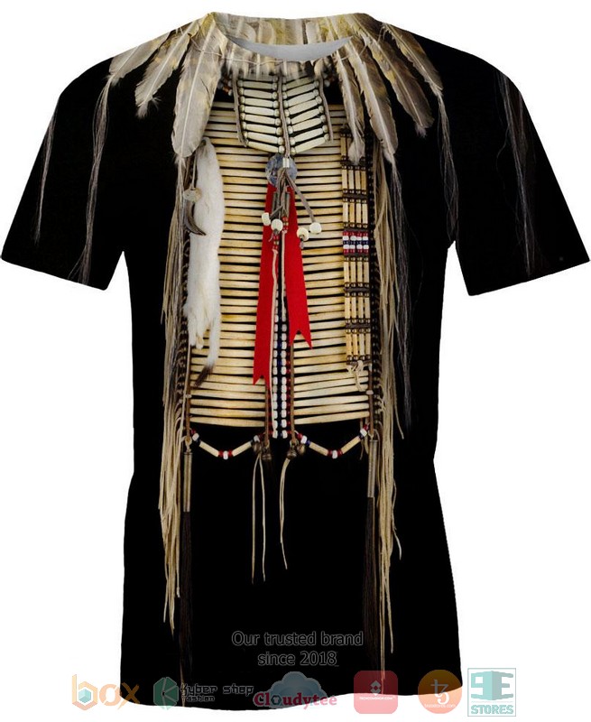 Black-Pattern-Feather-3D-Shirt-Hoodie-2-1