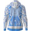 Blue Circuit Tron 3D Over Printed Hoodie