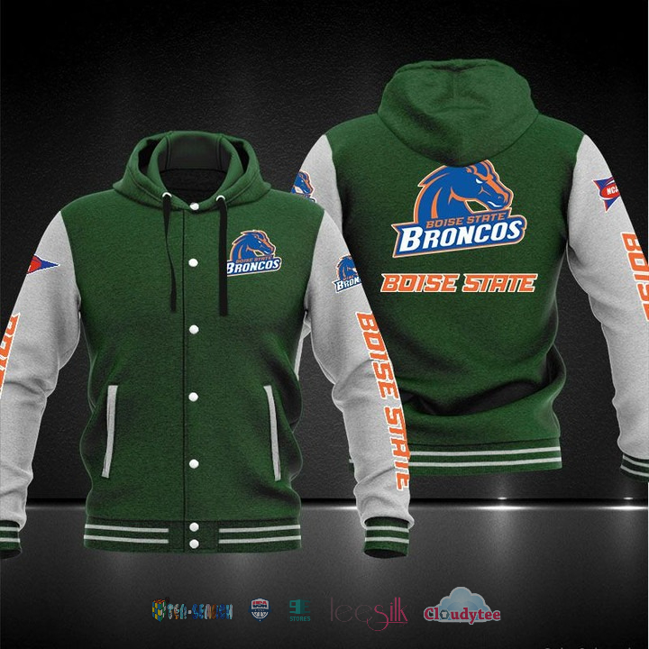 Boise State Broncos Baseball Hoodie Jacket Boise State Broncos Baseball Hoodie Jacket