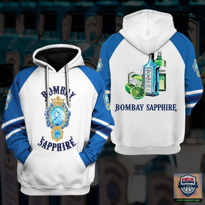 Bombay Sapphire Gin 3D All Over Print Hoodie Bombay Sapphire Gin 3D All Over Print Hoodie
