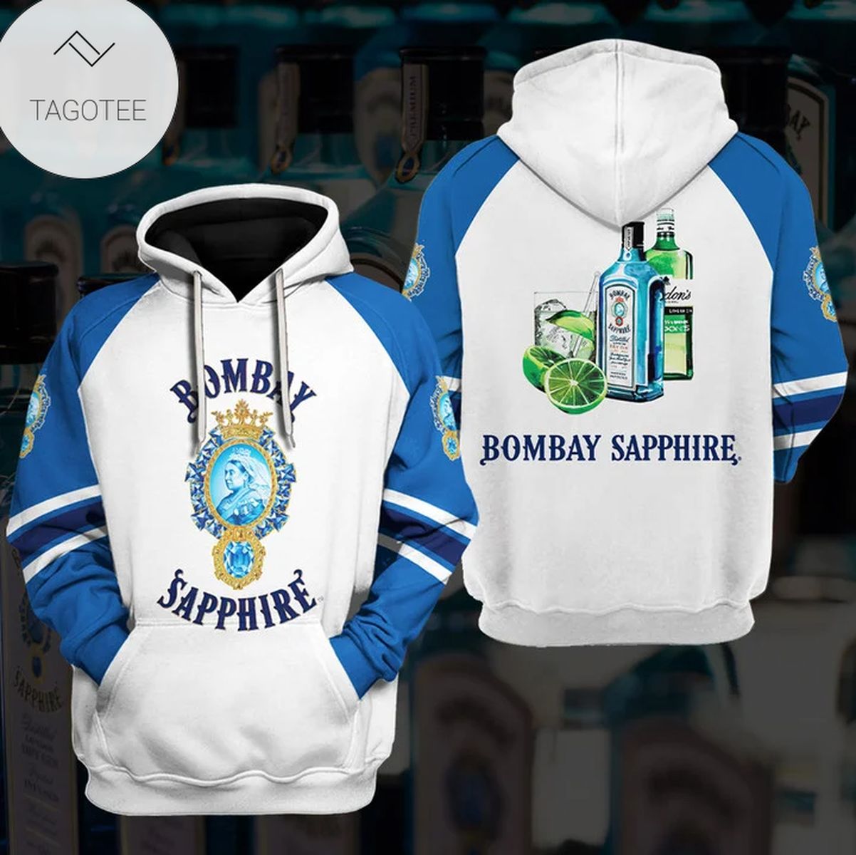 Bombay Sapphire Logo Hoodie Bombay Sapphire Logo Hoodie