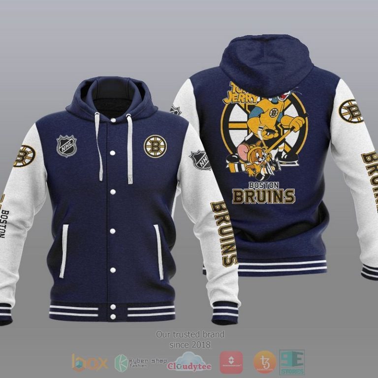 Boston-Bruins-Nhl-Tom-And-Jerry-Baseball-Hoodie-Jacket-3