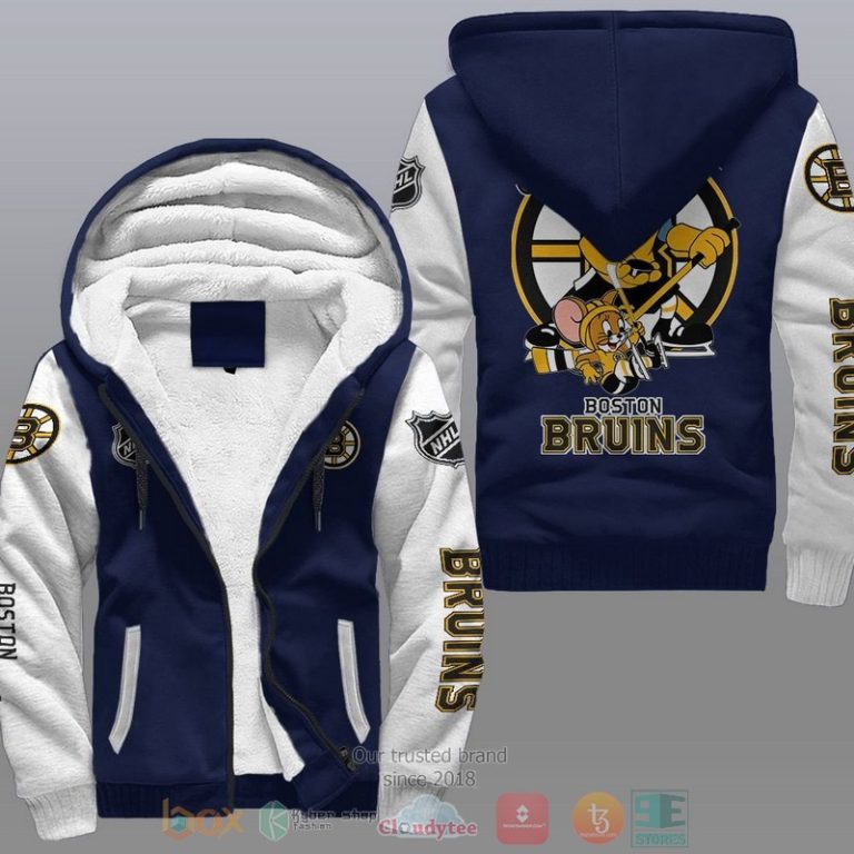 Boston-Bruins-Nhl-Tom-And-Jerry-Fleece-Hoodie-3