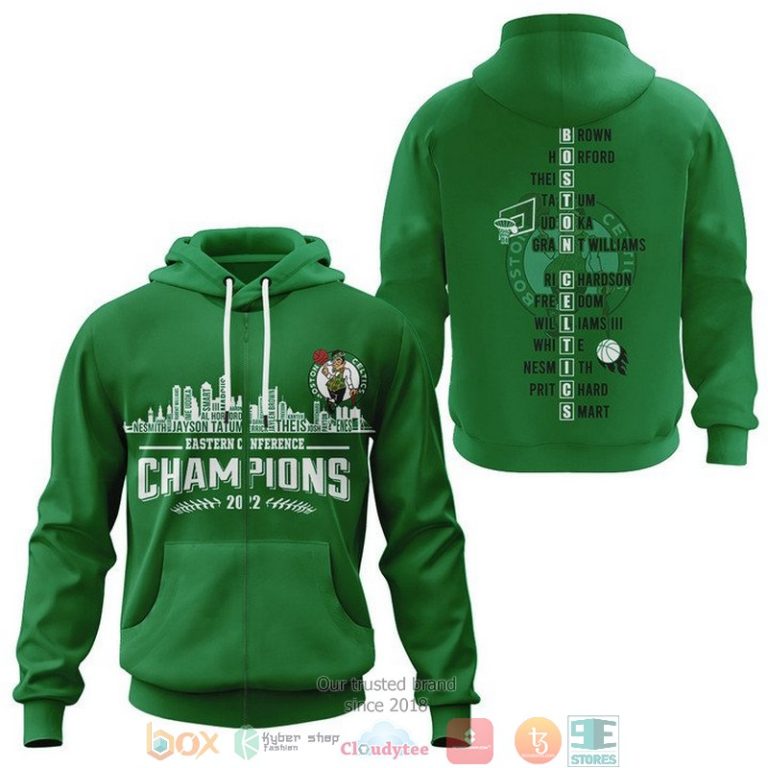 Boston-Celtics-Players-Name-Eastern-Conference-Champions-2022-3D-Shirt-Hoodie-3