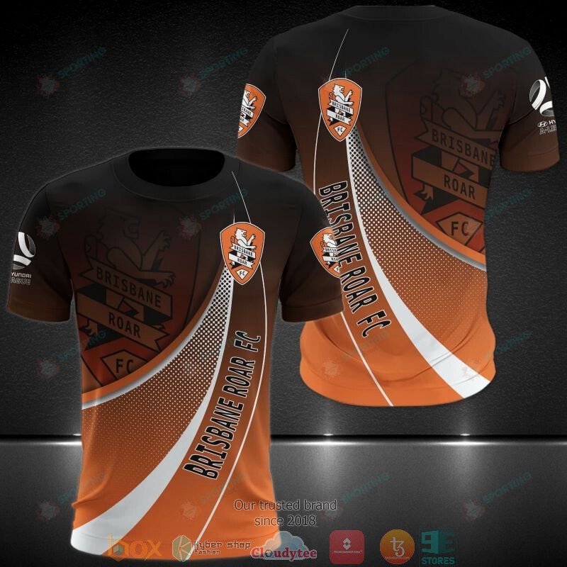 Brisbane Roar Fc Orange 3D Hoodie Brisbane Roar Fc Orange 3D Hoodie