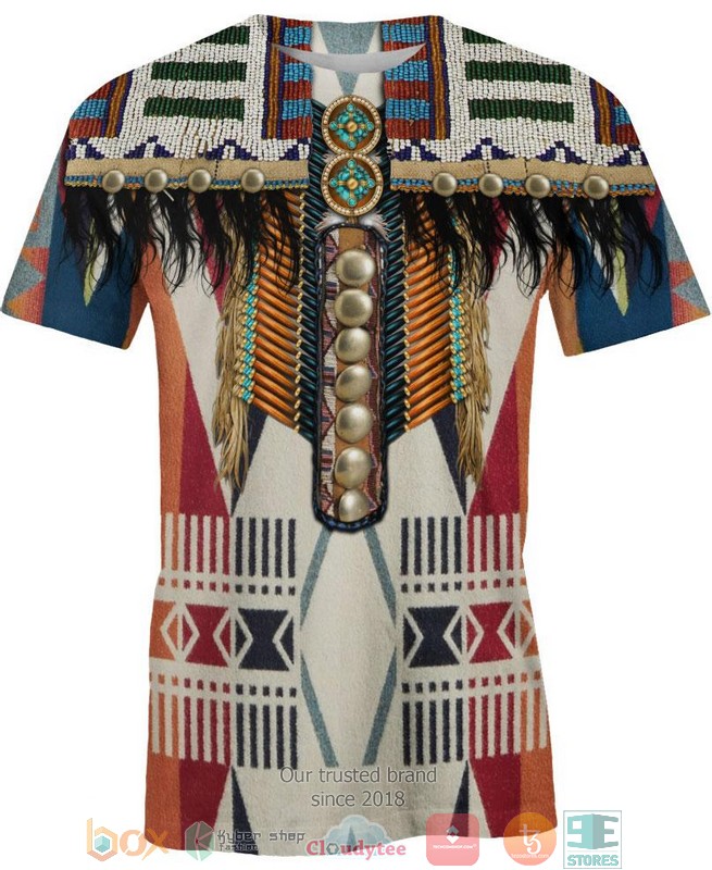 Brown-Multi-Pattern-3D-Shirt-Hoodie-2
