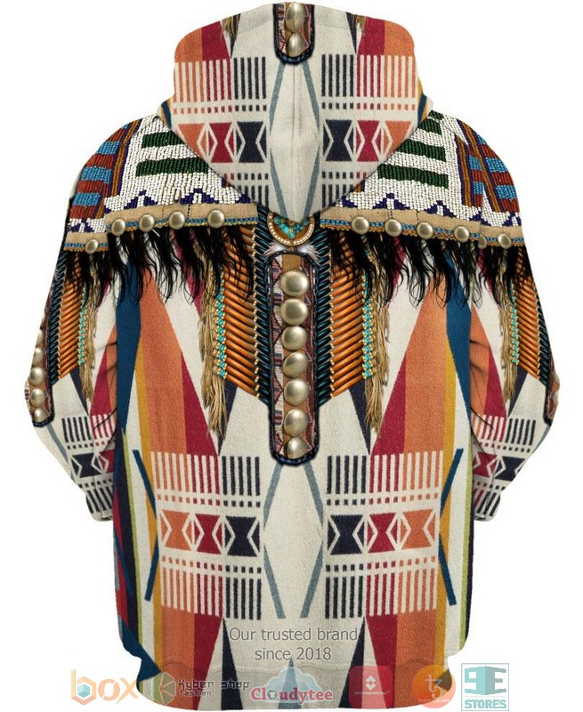 Brown-Multi-Pattern-3D-Shirt-Hoodie-3