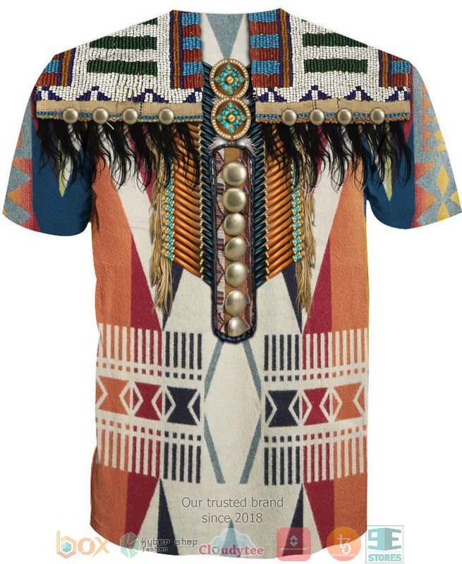 Brown Multi Pattern 3D Shirt Brown Multi Pattern 3D Shirt