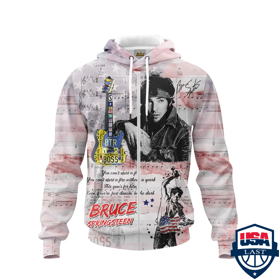 Bruce Springsteen 3D Hoodie Apparel Bruce Springsteen 3D Hoodie Apparel