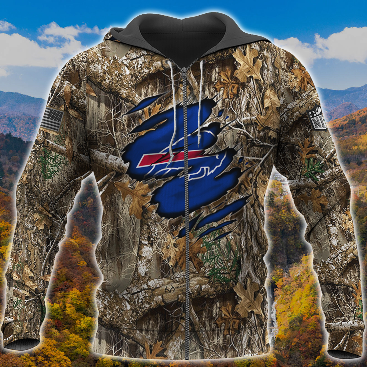 Buffalo Bills Hunting Camo 3D Shirt Buffalo Bills Hunting Camo 3D Shirt