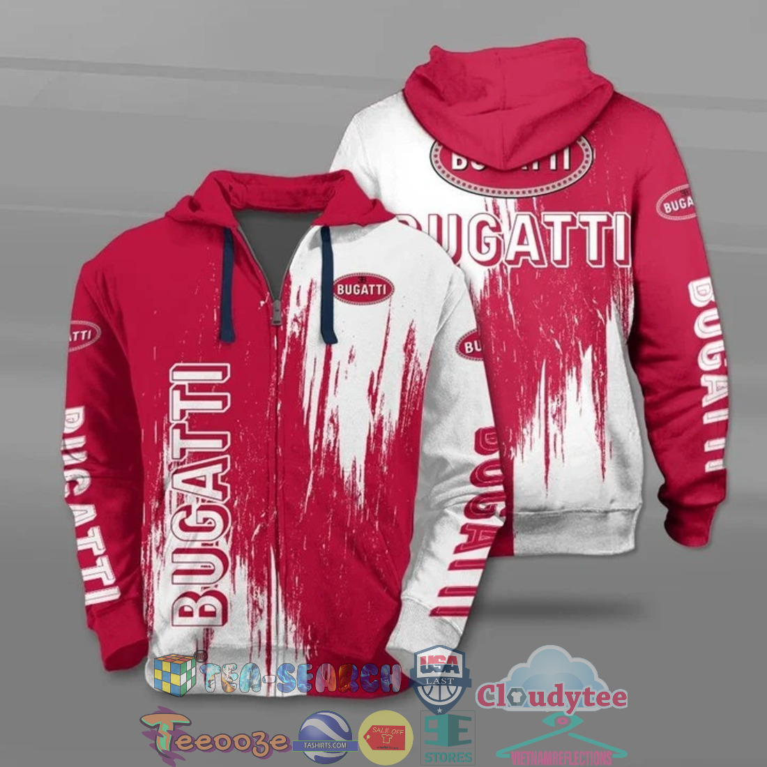 Bugatti Ver 2 All Over Printed T-Shirt Hoodie Bugatti Ver 2 All Over Printed T-Shirt Hoodie
