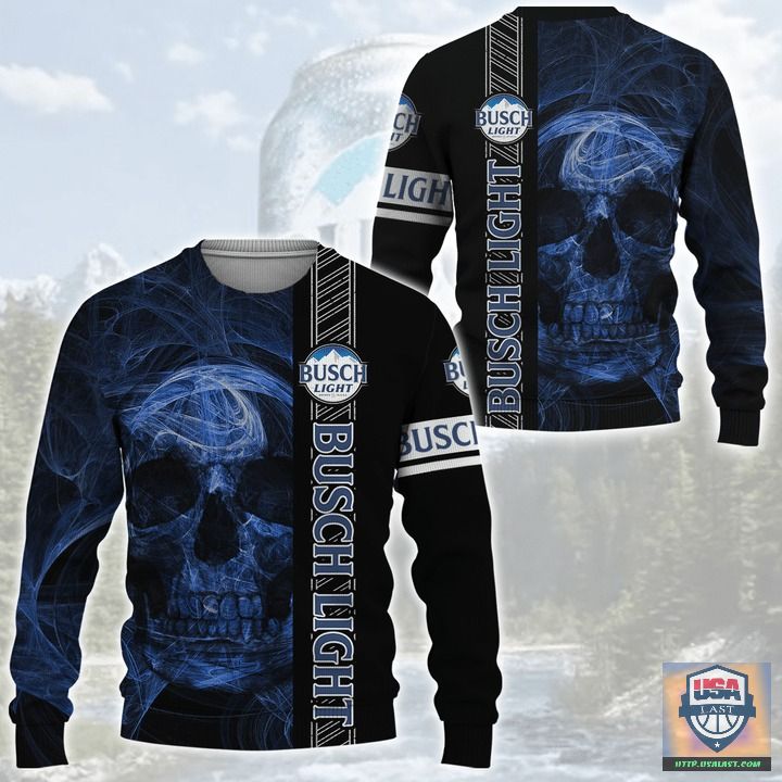 Busch-Light-Skull-3D-All-Over-Print-Hoodie-T-Shirt-2