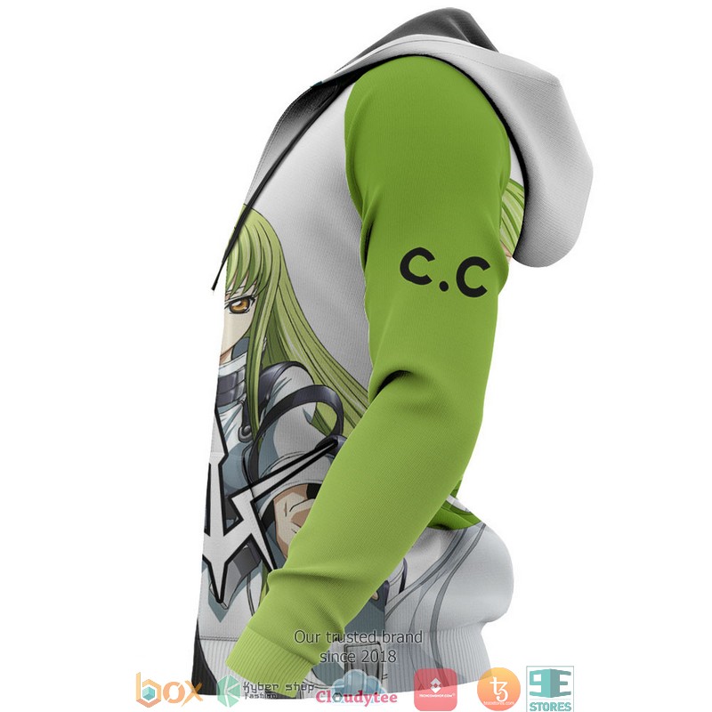 C.C. Code Geass Anime Merch 3D Hoodie C.C. Code Geass Anime Merch 3D Hoodie