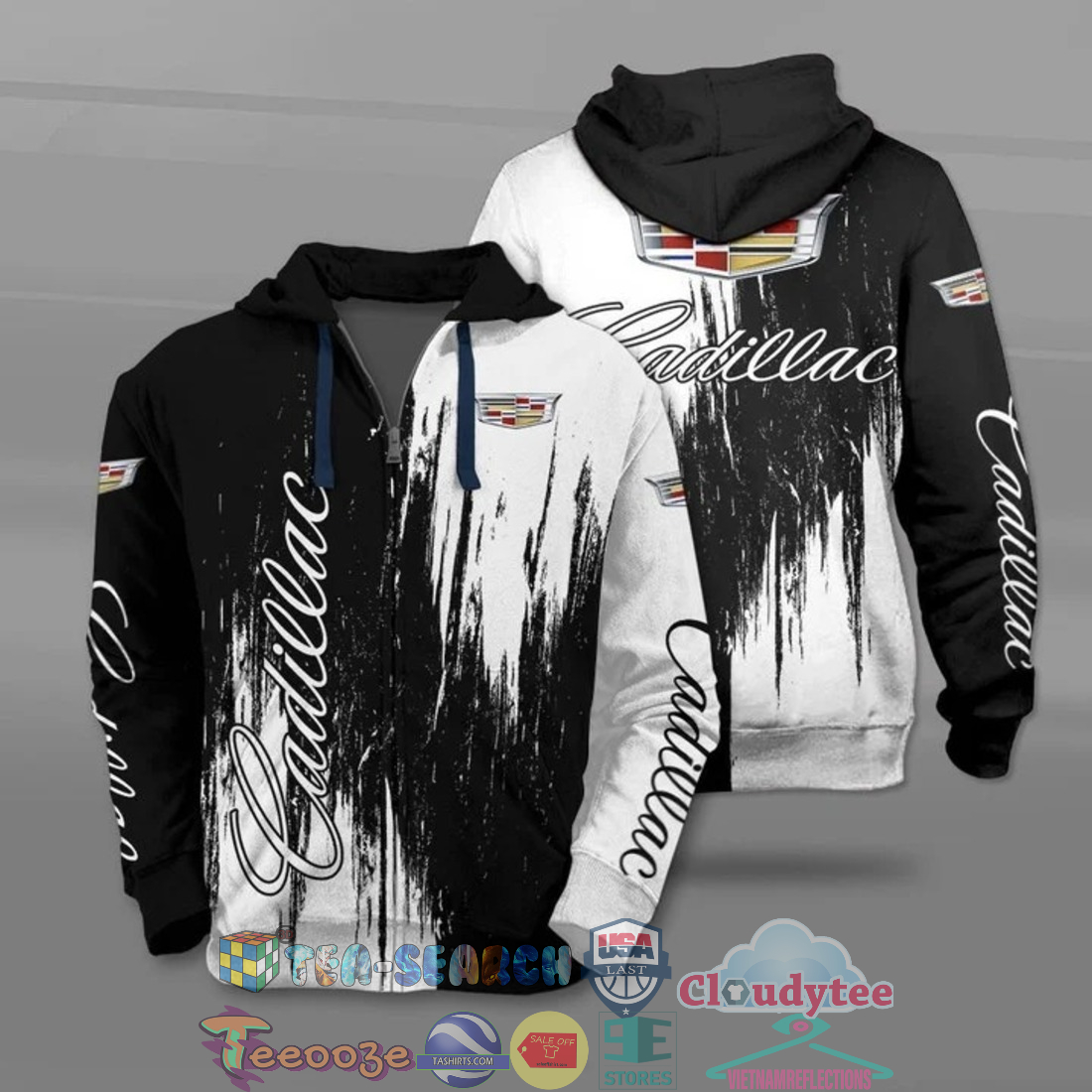 Cadillac Ver 2 All Over Printed T-Shirt Hoodie Cadillac Ver 2 All Over Printed T-Shirt Hoodie