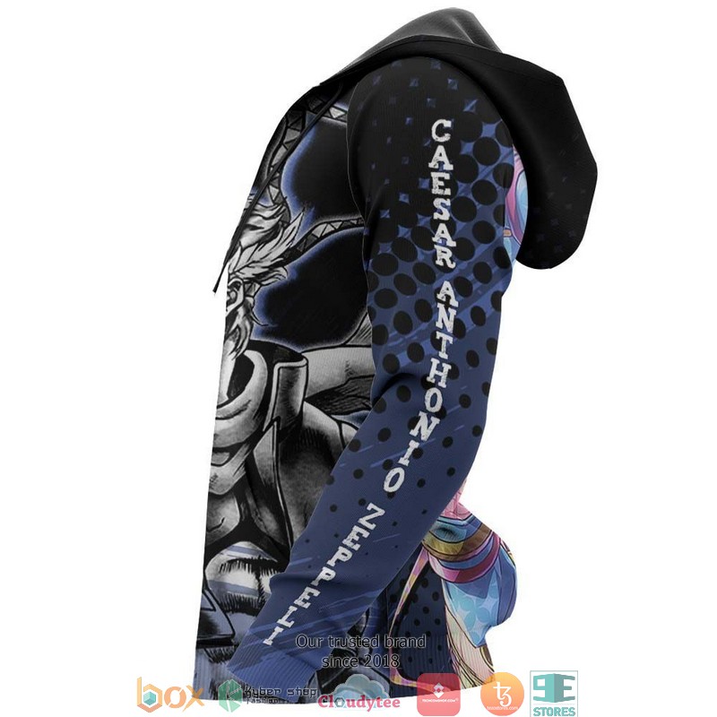 Caesar Anthonio Zeppeli Jj Adventures Anime 3D Hoodie Caesar Anthonio Zeppeli Jj Adventures Anime 3D Hoodie
