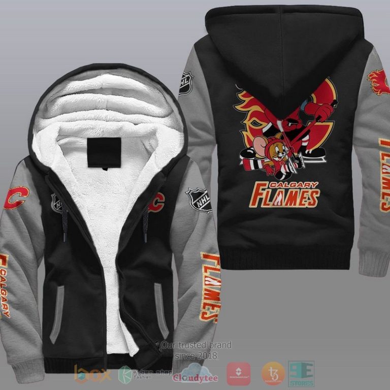 Calgary-Flames-Nhl-Tom-And-Jerry-Fleece-Hoodie-2