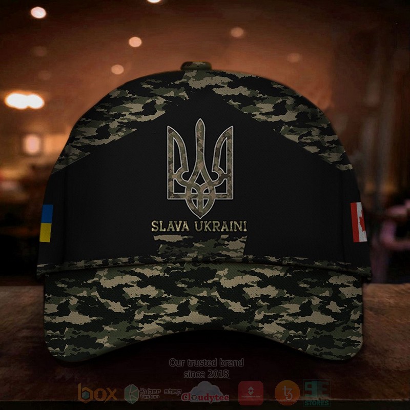 Canada Stand With Ukraine Slava Ukraini Camo Canadian Support Ukraine 3D Hoodie Canada Stand With Ukraine Slava Ukraini Camo Canadian Support Ukraine 3D Hoodie