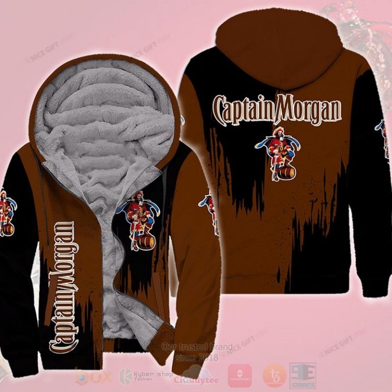 Captain-Morgan-Brown-Fleece-Zip-Hoodie-1