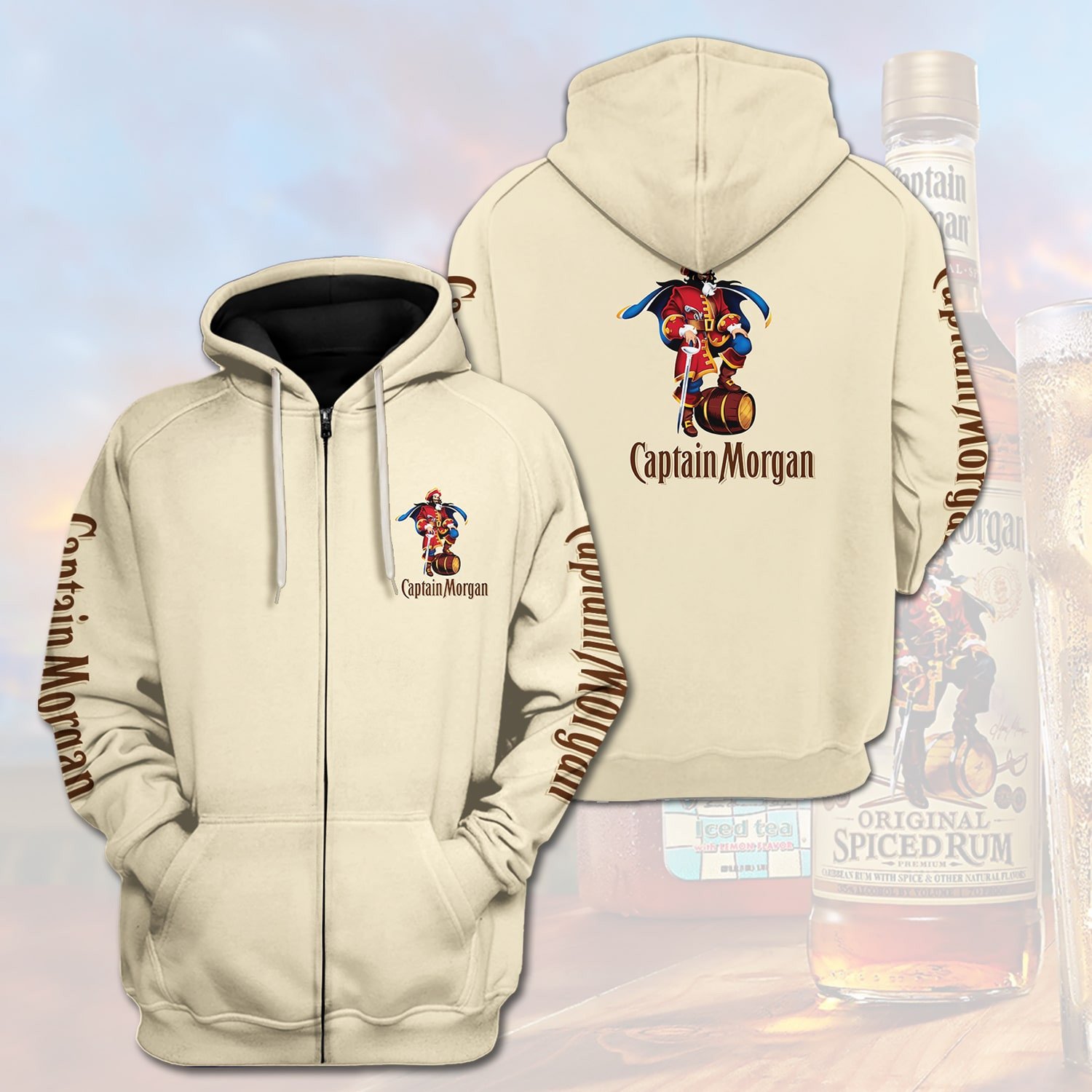 Captain Morgan Custom 3D Shirt Captain Morgan Custom 3D Shirt
