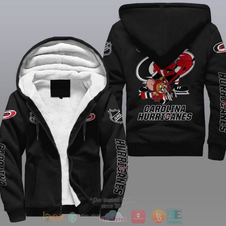 Carolina-Hurricanes-Nhl-Tom-And-Jerry-Fleece-Hoodie-1